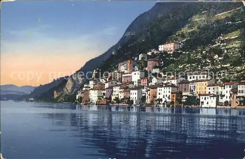 Gandria Lago di Lugano Ortsansicht Kat. Gandria