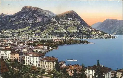 Lugano TI e Monte Bre Kat. Lugano