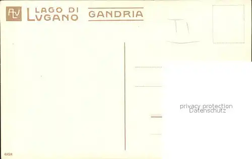 Gandria Lago di Lugano Motivo Kat. Gandria