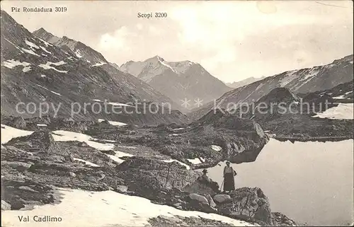 Piz Rondadura mit Scopi Val Calimo Kat. Piz Rondadura