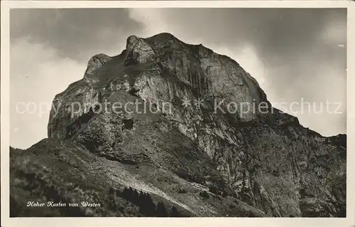 Hoher Kasten Gipfel Kat. Appenzeller Alpen