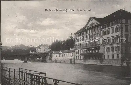 Baden AG Hotel Limmathof Kat. Baden
