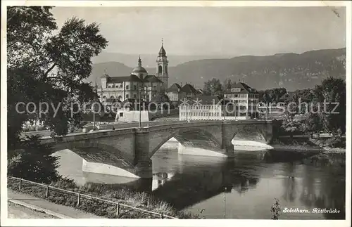 Solothurn Roetibruecke Kat. Solothurn