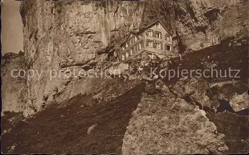 Aescher Wildkirchli Gasthaus Aescher  Kat. Weissbad