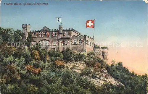 Baden AG Schloss Schartenfels Kat. Baden