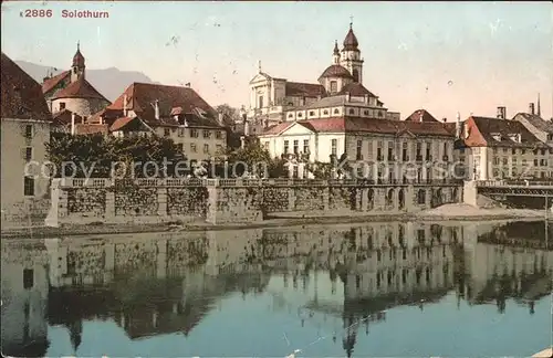 Solothurn Partie an der Aare Kat. Solothurn