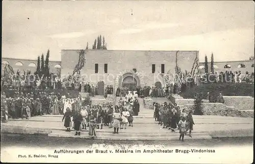 Brugg AG Amphitheater Vindonissa Braut von Messina Kat. Brugg
