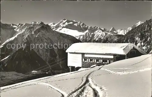 Riederalp Station der Luftseilbahn Kat. Riederalp