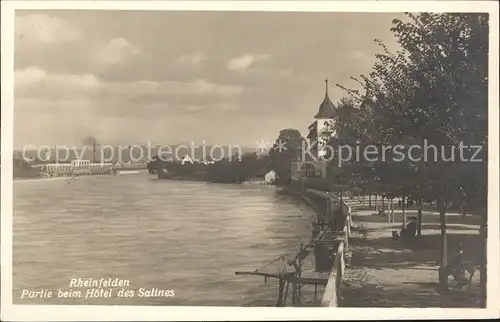 Rheinfelden AG Partie beim Hotel des Salines Kat. Rheinfelden