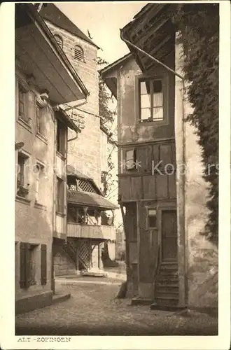 Zofingen Altstadt Gasse Kat. Zofingen