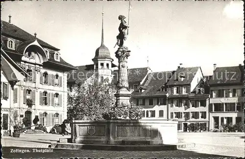 Zofingen Thutplatz Brunnen / Zofingen /Bz. Zofingen