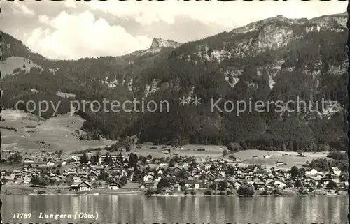 Lungern mit Lungernsee Kat. Lungern