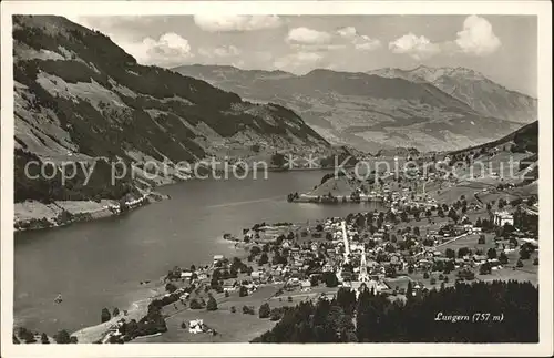 Lungern mit Lungernsee Kat. Lungern