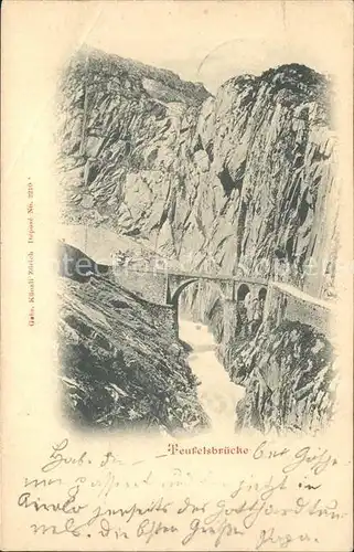 Airolo Teufelsbruecke Kat. Airolo