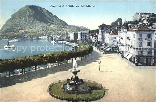 Lugano TI e Monte San Salvatore Kat. Lugano