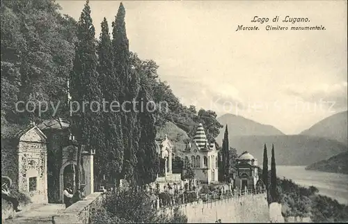 Morcote TI Cimitero monumentale / Morcote /Bz. Lugano