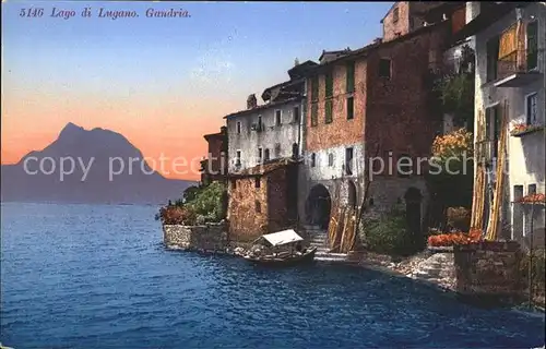 Gandria Lago di Lugano Motivo Kat. Gandria