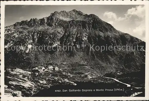 San Gottardo Ospizio e Monte Prosa Kat. San Gottardo