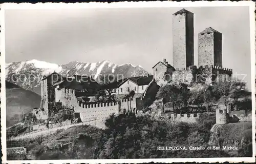 Bellinzona Castello di San Michele Kat. Bellinzona