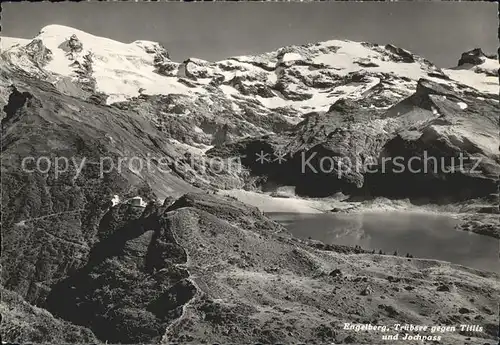 Engelberger Rotstock Truebsee mit Titlis Jochpass Kat. Engelberger Rotstock