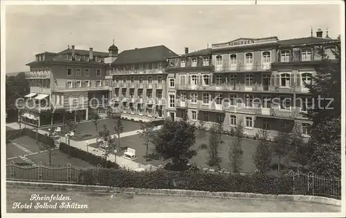 Rheinfelden AG Hotel Solbad Schuetzen Kat. Rheinfelden
