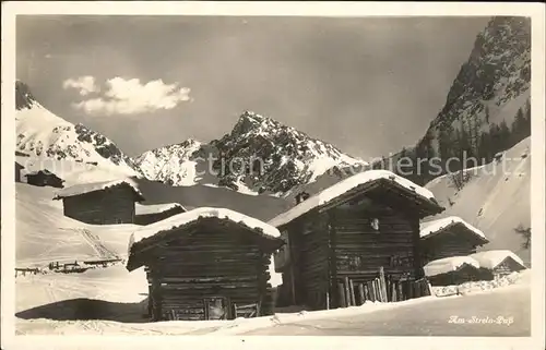 Strelapass Berghuetten Kat. Strelapass