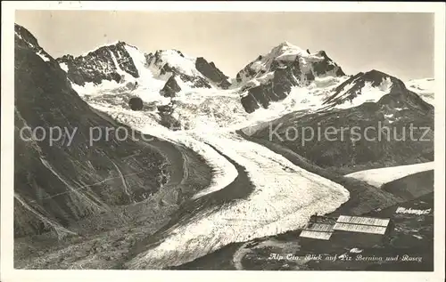 Bernina Alp Ota mit Piz Bernina und Roseg Kat. Bernina