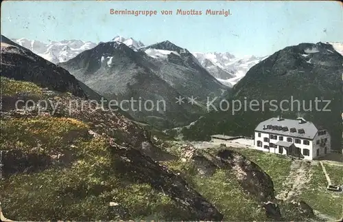 Muottas Muragl mit Berninagruppe / Muottas Muragl /Rg. St Moritz