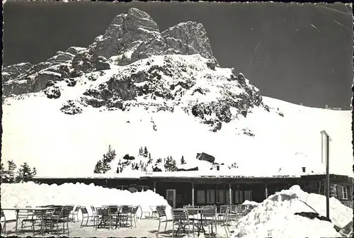 Braunwald GL Bergrestaurant Gumen Eggstoecke Kat. Braunwald