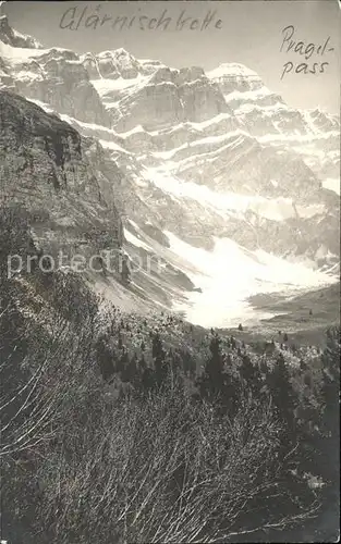 Glaernisch Bergkette Pragelpass Kat. Glaernisch