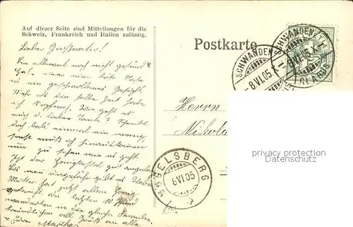 Braunwald GL Kirchlein Kat. Braunwald