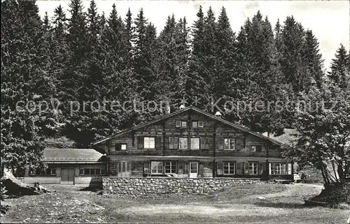 Braunwald GL Berghaus Hahnenbuehl Kat. Braunwald