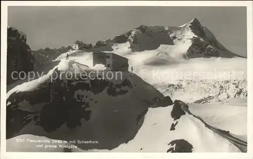 Scheerhorn Berg Planurahuette mit Grosse Windgaelle / Klausen /Rg. Altdorf