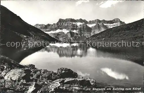 Schwanden GL Engiseeli am Aufstieg zum Kaerpf Kat. Schwanden GL