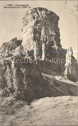 Klausenpass Maerchenstoeckli Hotel Klausen Passhoehe Kat. Klausen