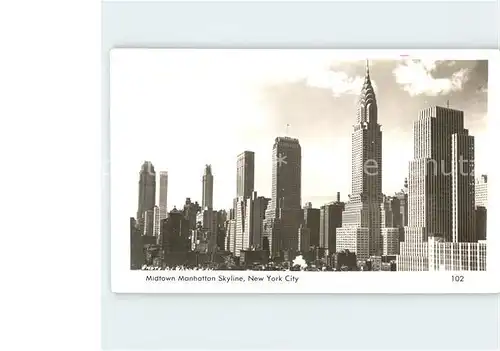 New York City Midtown Manhattan Skyline / New York /