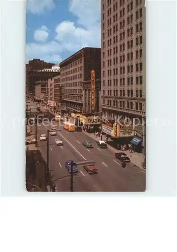 Cleveland Ohio Playhouse Square Looking West Kat. Cleveland