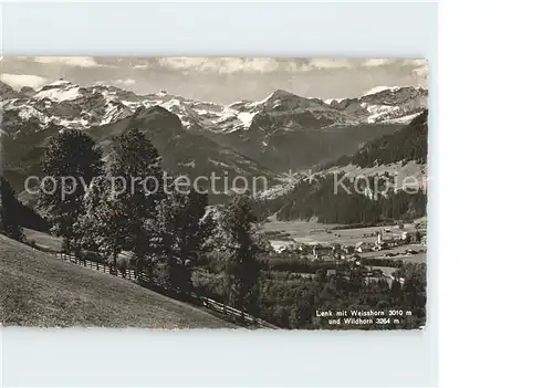 Lenk Simmental Weisshorn Wildhorn Kat. Lenk Simmental