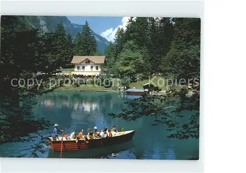 Blausee BE Boot See Haus Kat. Blausee Mitholz