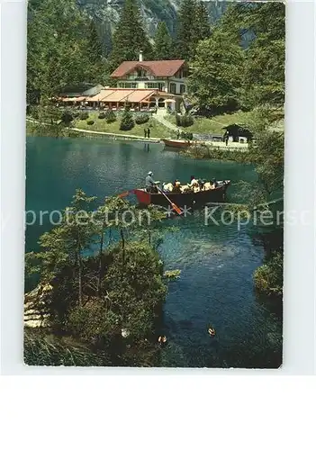 Blausee BE Boot Haus Kat. Blausee Mitholz