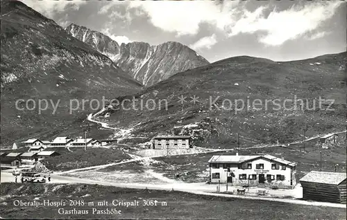 Oberalp Hospiz mit Crispalt Gasthaus Passhoehe Kat. Oberalp