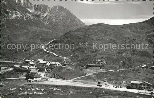 Oberalp Gasthaus Passhoehe Hospiz Kat. Oberalp