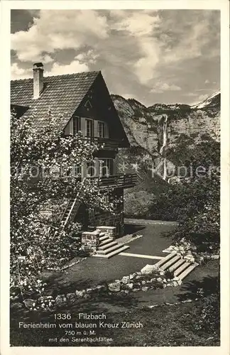 Filzbach Ferienheim vom blauen Kreuz Zuerich Kat. Filzbach