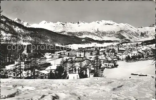 Pontresina Winterpanorama Kat. Pontresina