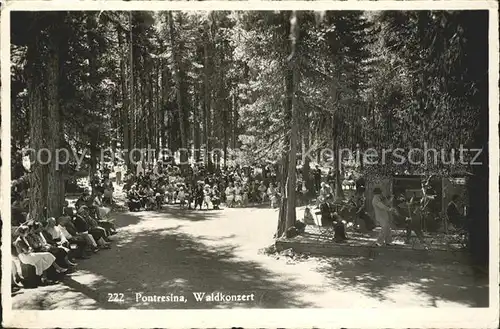 Pontresina Waldkonzert Kat. Pontresina