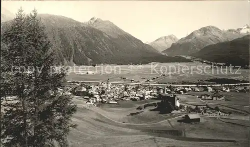 Samedan Panorama Kat. Samedan