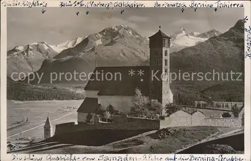 Samedan Kirche St Peter Kat. Samedan