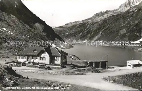 Oberalp Passhoehe Restaurant Piz Calmot Kat. Oberalp