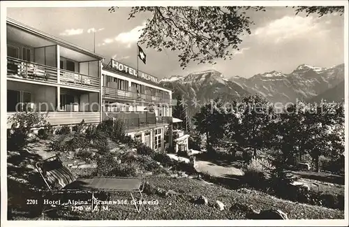 Braunwald GL Hotel Alpina  Kat. Braunwald