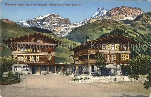 Klausenstrasse Hotel Pension Posthaus Urigen Kat. Klausen